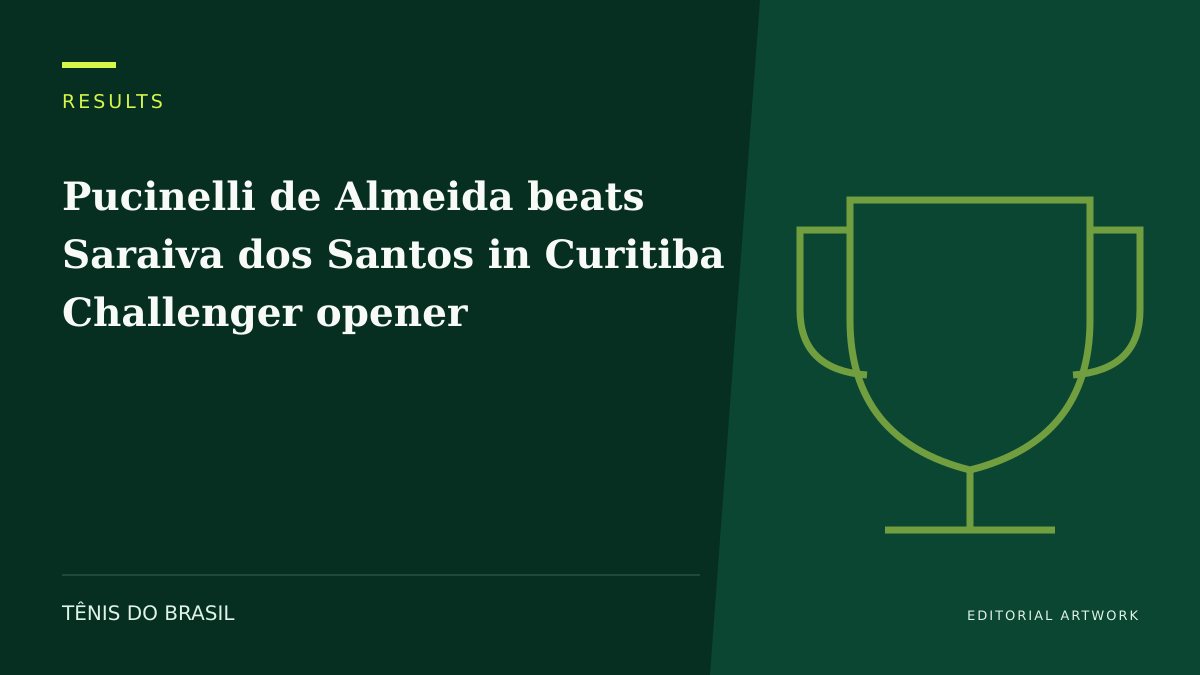 EDITORIAL ARTWORK — Pucinelli de Almeida beats Saraiva dos Santos in Curitiba Challenger opener