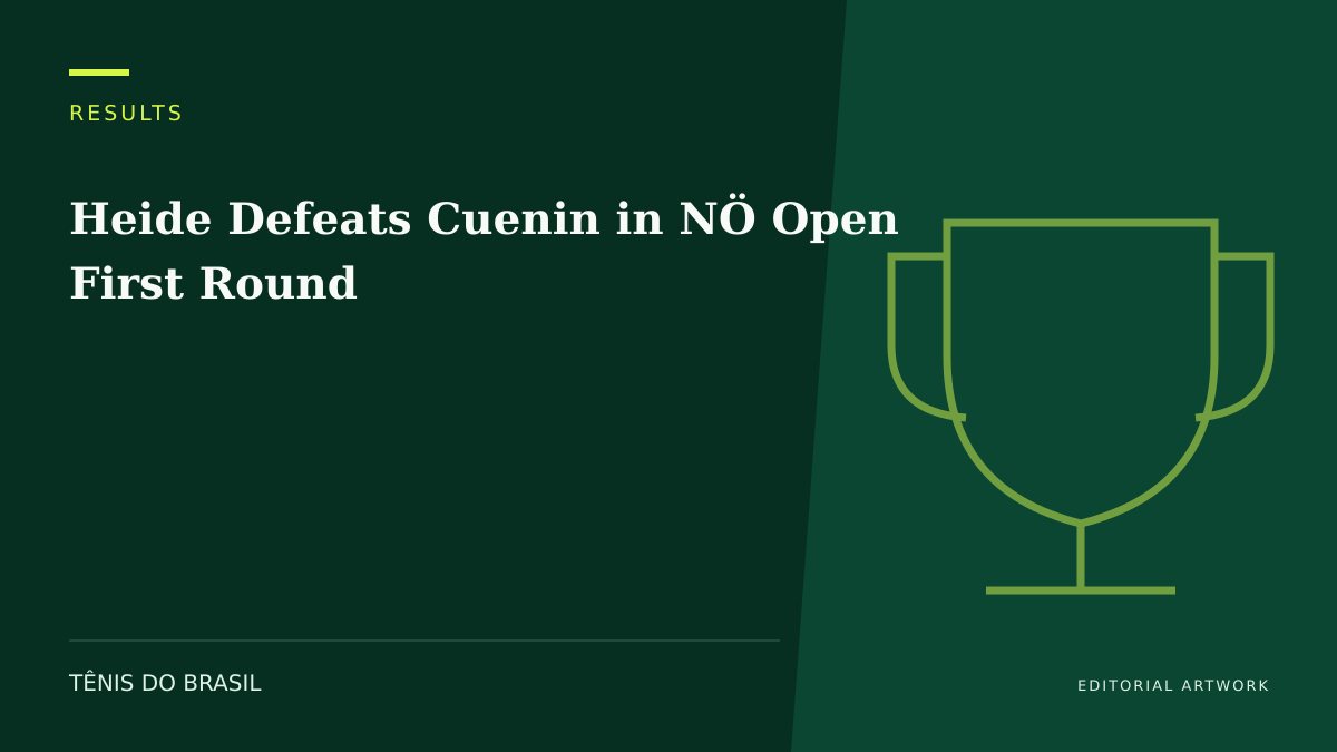 EDITORIAL ARTWORK — Heide Defeats Cuenin in NÖ Open First Round